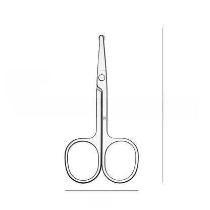 Stainless Steel Beauty Scissors for Eyebrow and Nose Hair Trimming, Makeup Tool