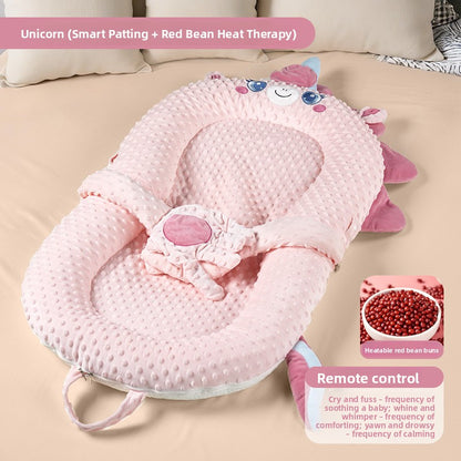 Foldable Portable Baby Bed with Toy Rack Options