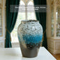 Handmade Glazed Ceramic Vase for Home Decoration
