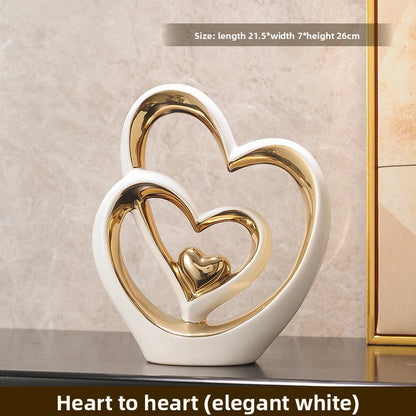 Heart Shape Ceramic Home Decor
