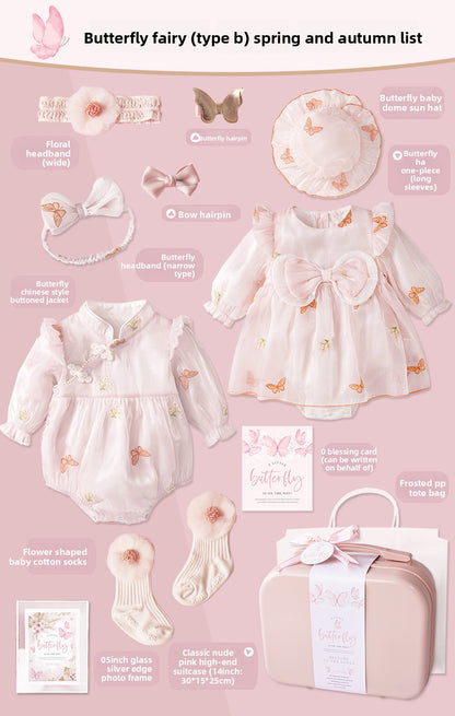 Baby Girl Butterfly Fairy Clothing Gift Set