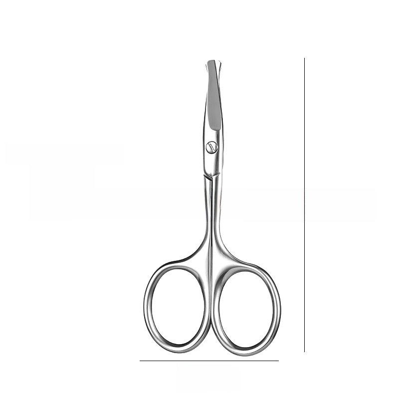 Stainless Steel Beauty Scissors for Eyebrow and Nose Hair Trimming, Makeup Tool