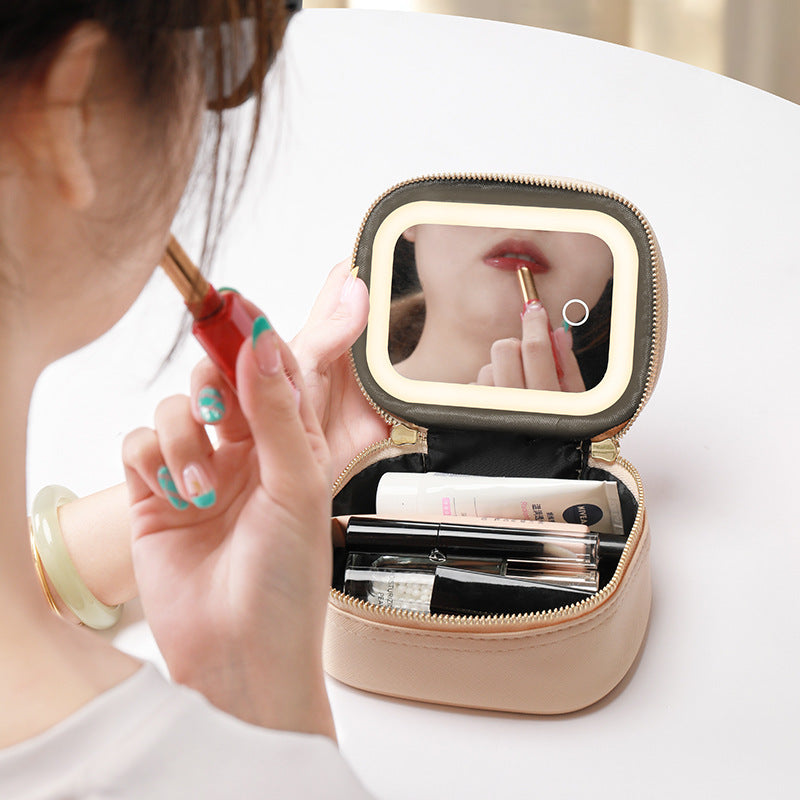 LED makeup bag