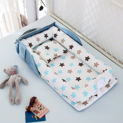 Foldable Portable Baby Bed Crib - RAINSTAR