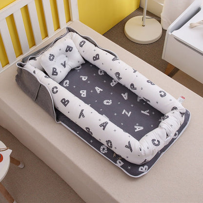 Foldable Portable Baby Bed Crib - RAINSTAR