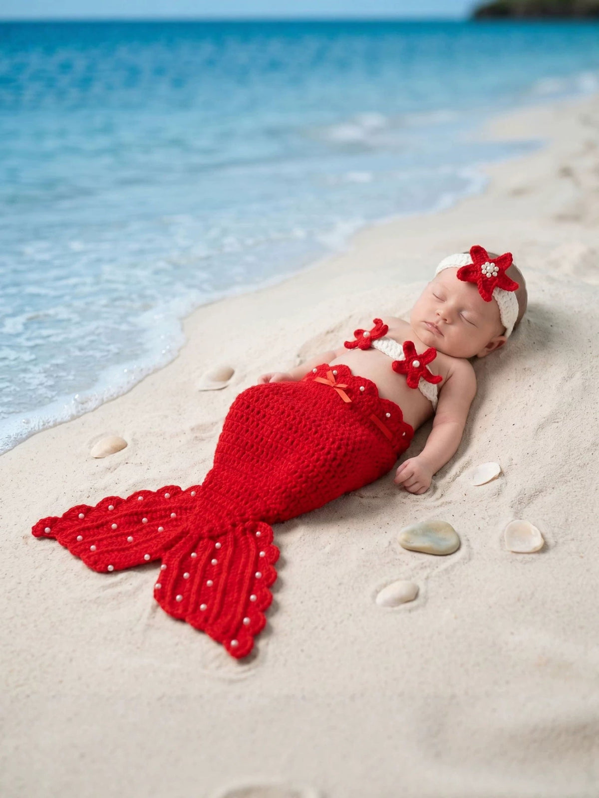 Handmade Knitted Baby Photography Outfit - RAINSTAR