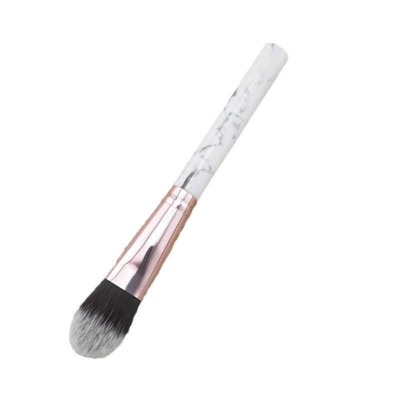 Marble Makeup Brush Pattern Flame Highlight Contour Blush Brush for Beginners - RAINSTAR