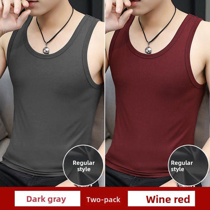 Modal Mens Round Neck Tank Tops - RAINSTAR