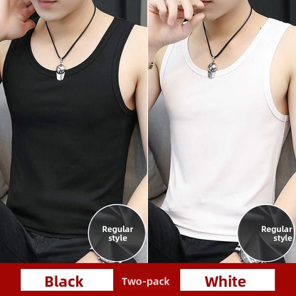 Modal Mens Round Neck Tank Tops - RAINSTAR