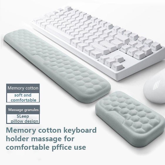 Mouse Pad Keyboard Wrist Rest Memory Foam Mouse Pad - RAINSTAR
