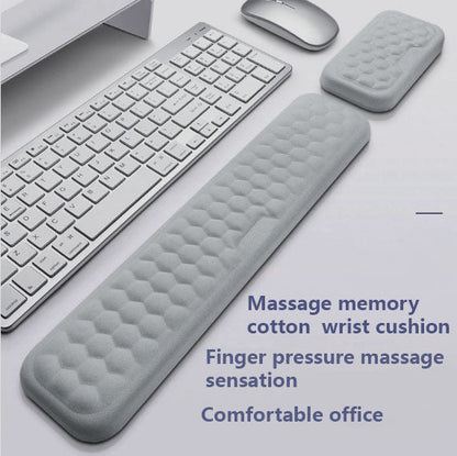 Mouse Pad Keyboard Wrist Rest Memory Foam Mouse Pad - RAINSTAR
