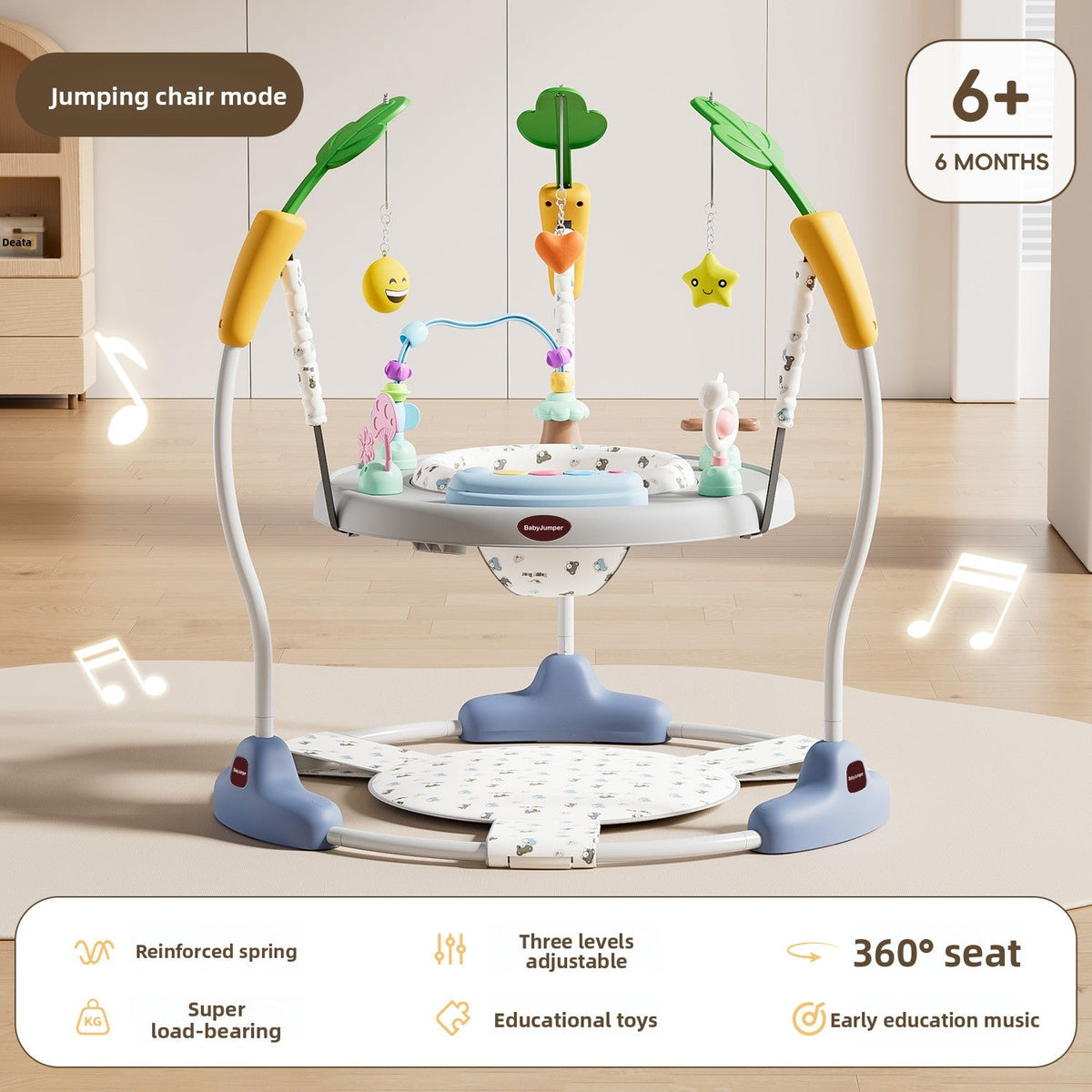 Multifunctional Baby Jumping Chair and Activity Table - RAINSTAR