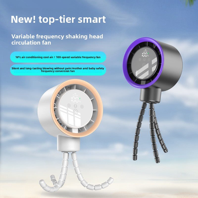 Portable Baby Stroller Fan with Automatic Oscillation - RAINSTAR