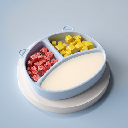 Silicone Food Bowl Baby Plate Baby Suction Cup - RAINSTAR