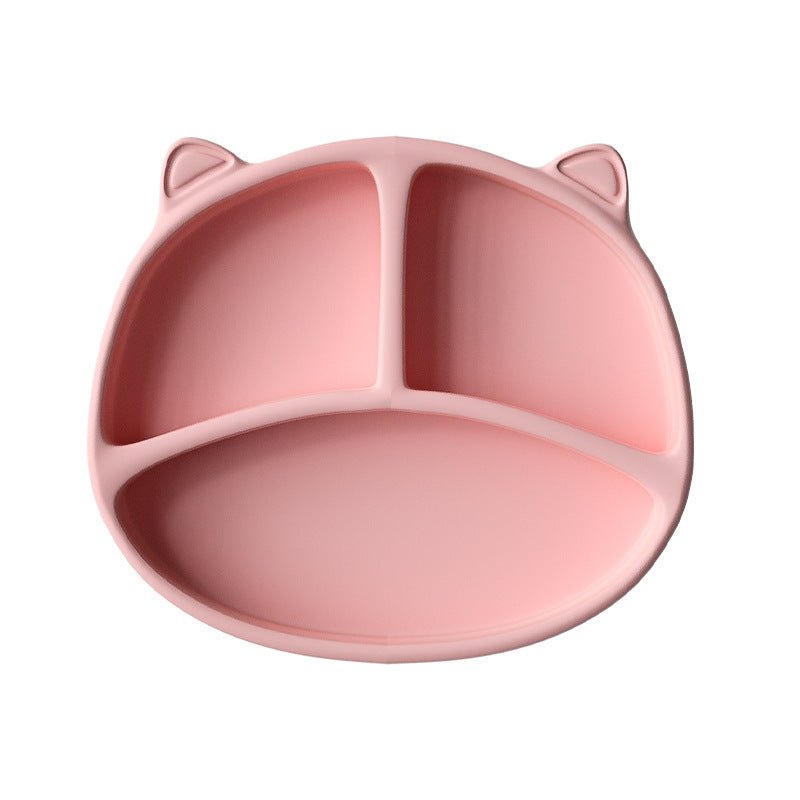 Silicone Food Bowl Baby Plate Baby Suction Cup - RAINSTAR