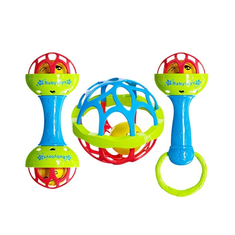Soft Rubber Baby Rattle Handball Toy - RAINSTAR