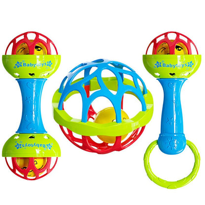 Soft Rubber Baby Rattle Handball Toy - RAINSTAR