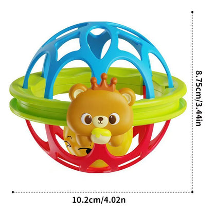 Soft Rubber Baby Rattle Handball Toy - RAINSTAR