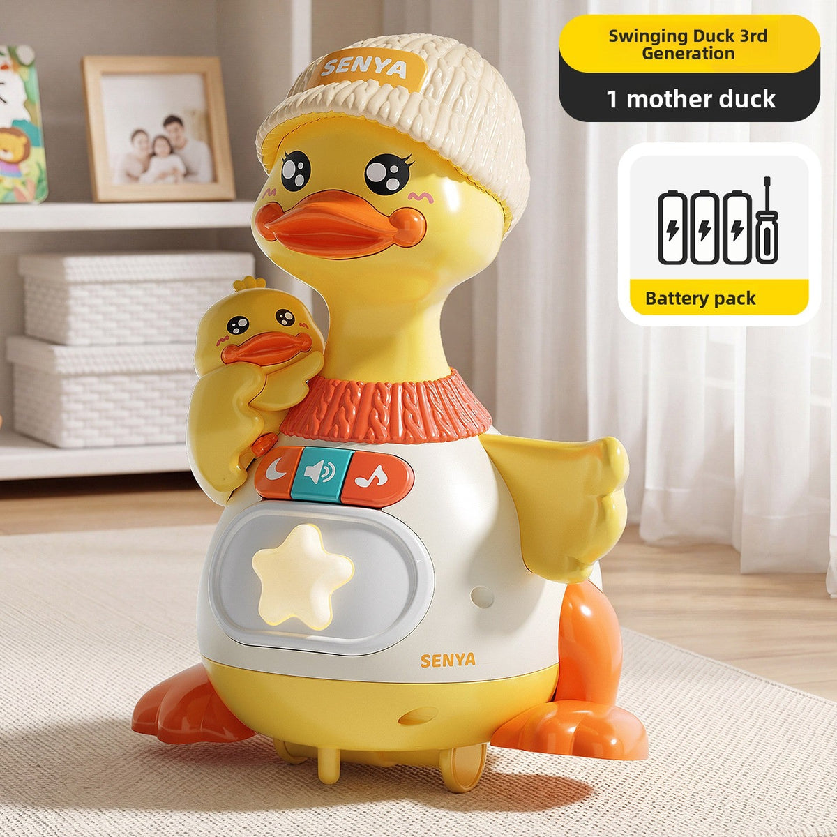 Swinging Duck Baby Developmental Toy - RAINSTAR