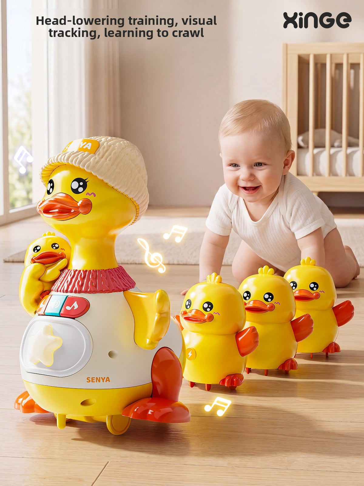 Swinging Duck Baby Developmental Toy - RAINSTAR