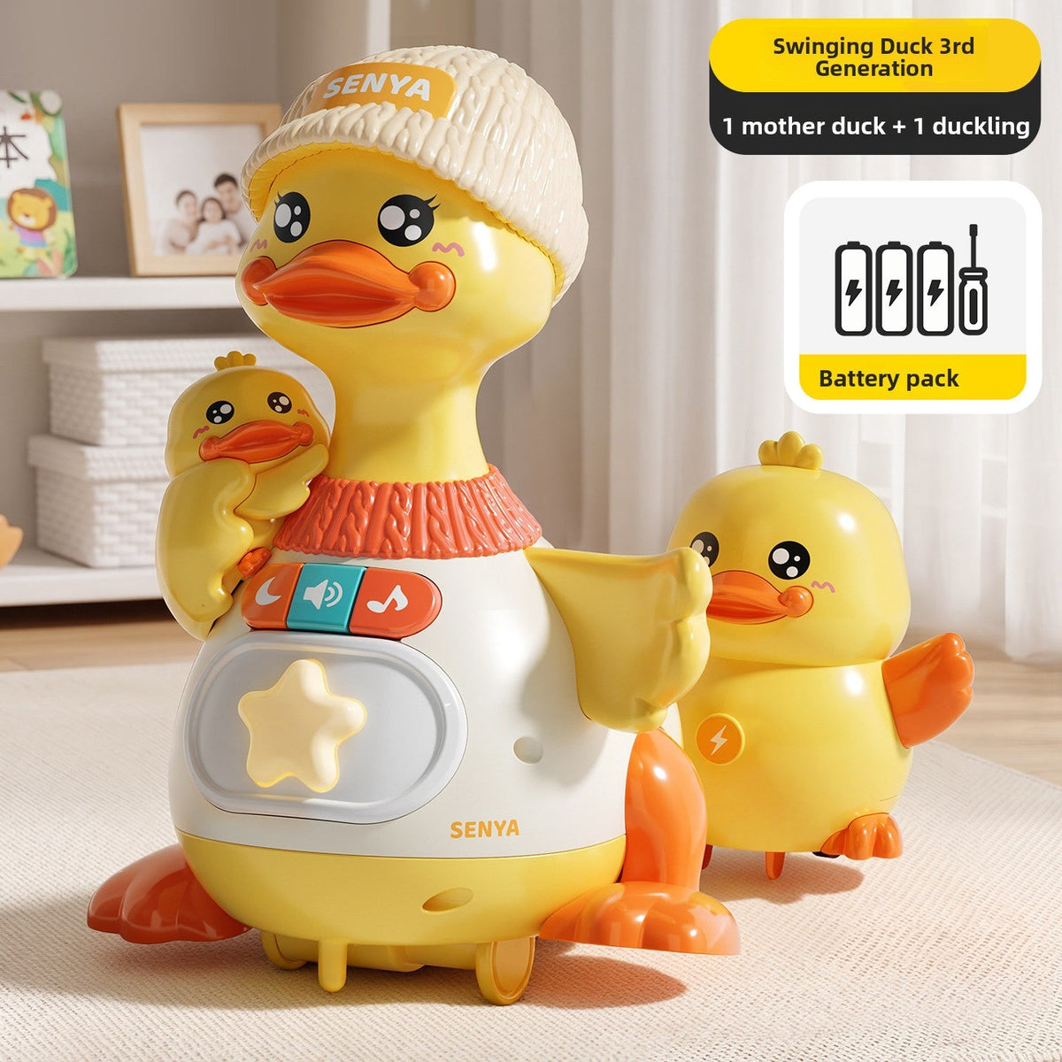 Swinging Duck Baby Developmental Toy - RAINSTAR