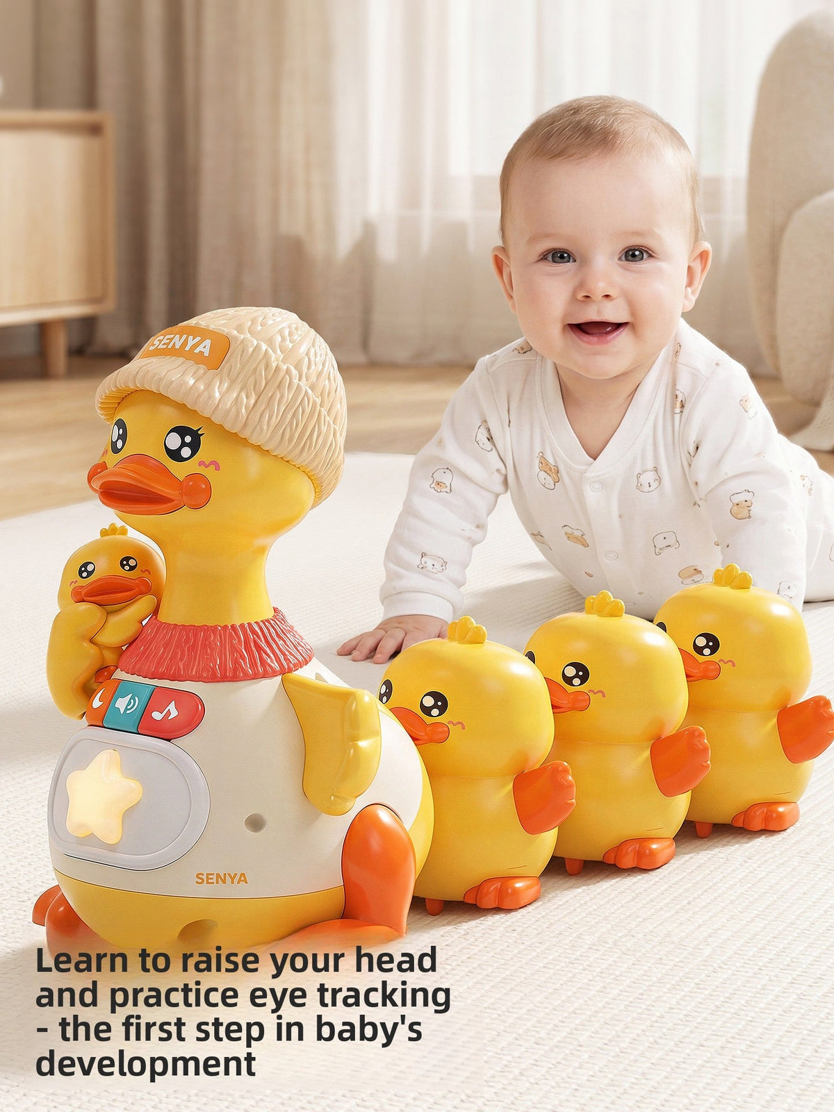Swinging Duck Baby Developmental Toy - RAINSTAR