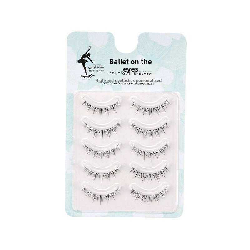 Transparent Stem False Eyelashes for Natural Nude Makeup - RAINSTAR