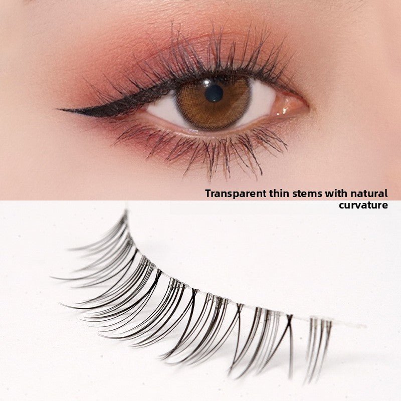 Transparent Stem False Eyelashes for Natural Nude Makeup - RAINSTAR