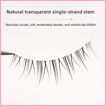 Transparent Stem False Eyelashes for Natural Nude Makeup - RAINSTAR