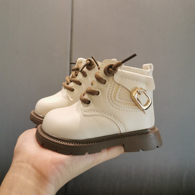 Winter Fleece-lined Baby Boots with Anti-slip Sole - RAINSTAR