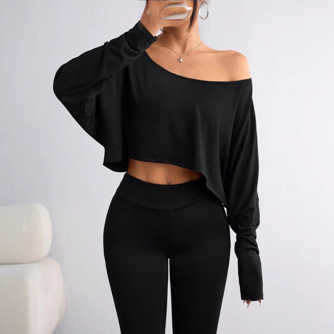 Womens Off Shoulder Loose Fit Tshirt - RAINSTAR