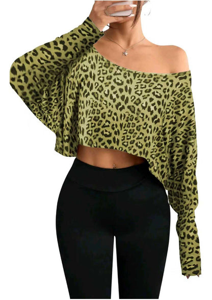 Womens Off Shoulder Loose Fit Tshirt - RAINSTAR