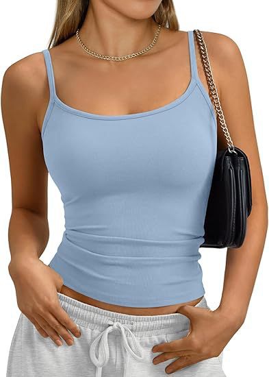 Womens Square Neck Sleeveless Tops - RAINSTAR